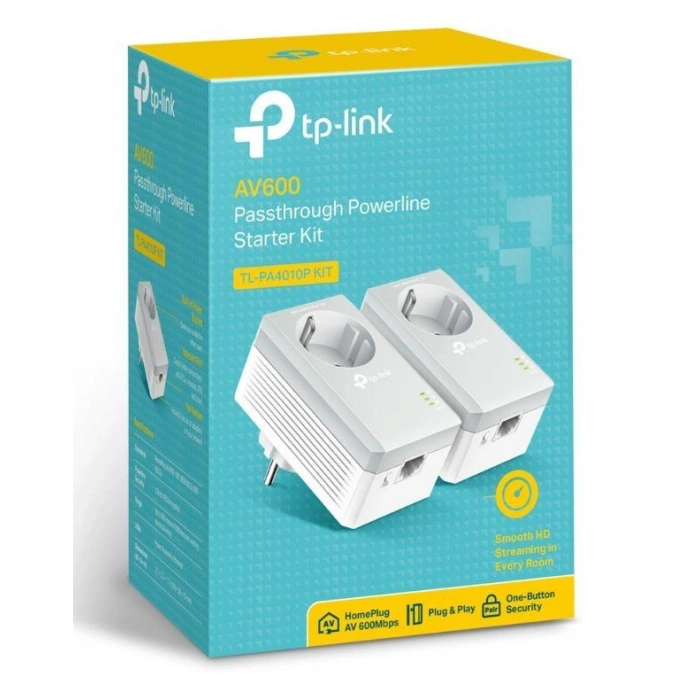 TP-LINK TL-PA4010P KIT AV600 AC GÜÇ SOKETLİ ADAPTOR
