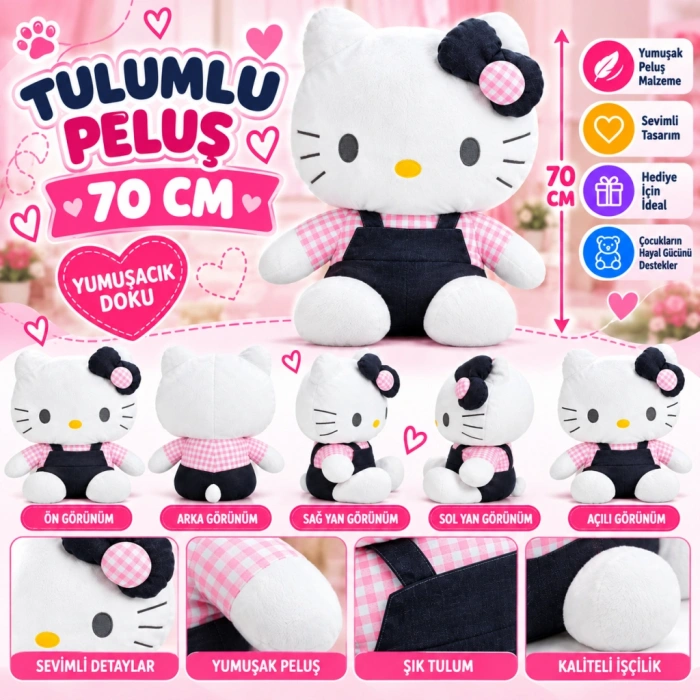 Tulumlu Peluş 70 cm (adet fiyatıdır)
