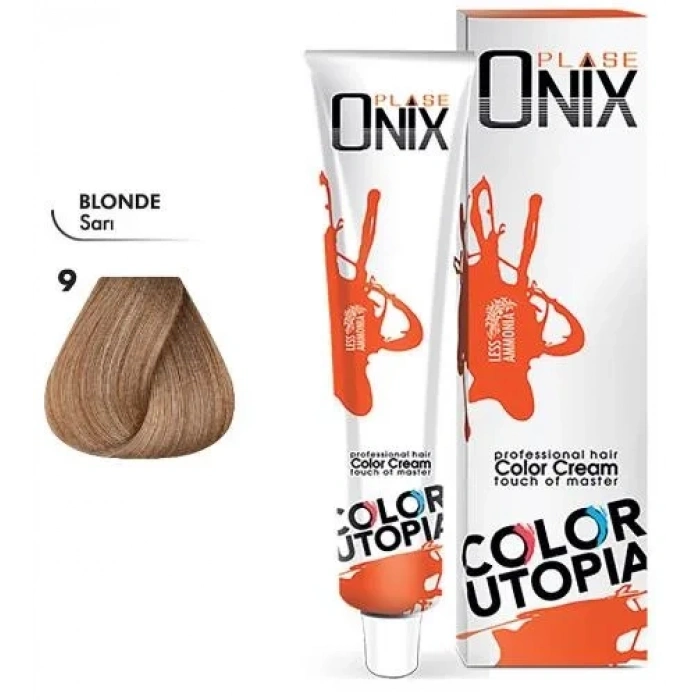 Tüp Saç Boyası 60 ml Profesyonel Krem Boya - 9 Sari