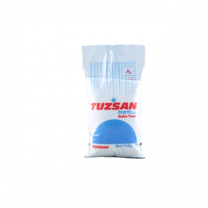 Tuzsan İyotlu Sofra Tuzu 750gr 1 Adet