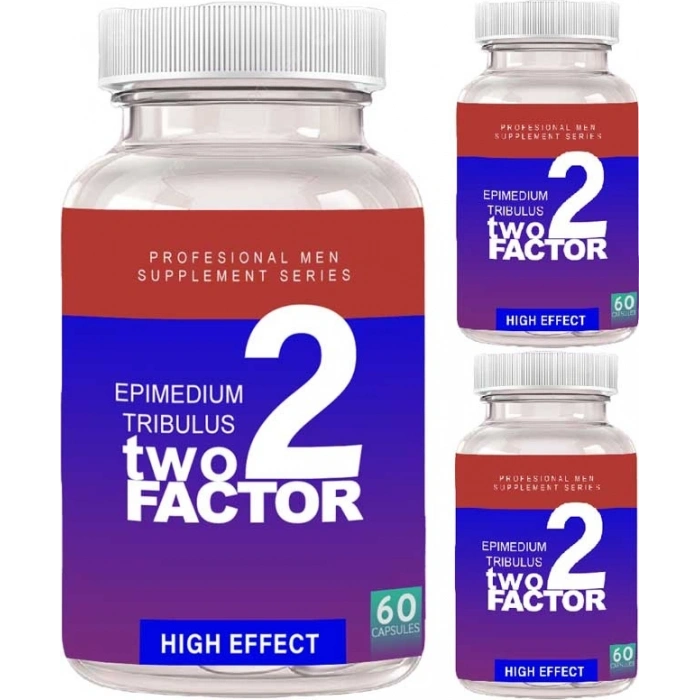Two Factor 3 Adet Erkeğe Özel Tribulus&epimediyum Complex Formen 60 Adet Kapsül