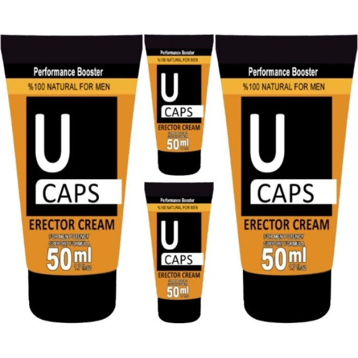 U Caps Cream 4 Adet 50 ml Erkeklere Krem