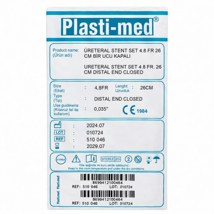 Üreteral Stent Set - 4.8FR 26 cm
