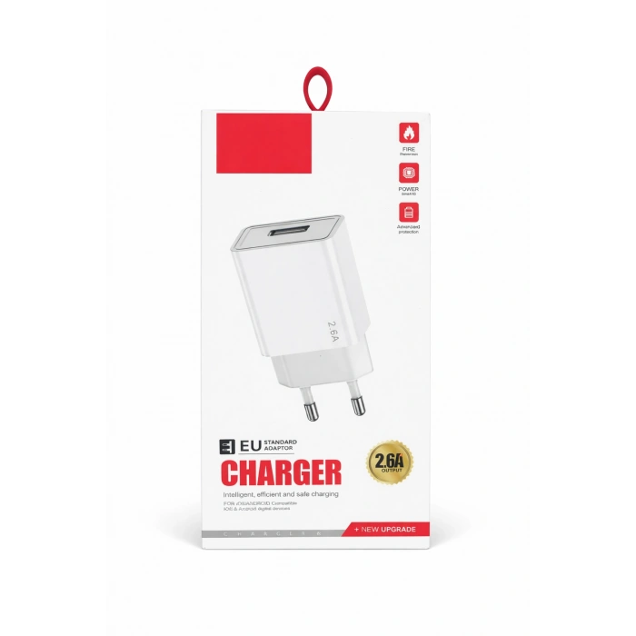 USB Sarj Adaptoru 2.6A ? EU Standart