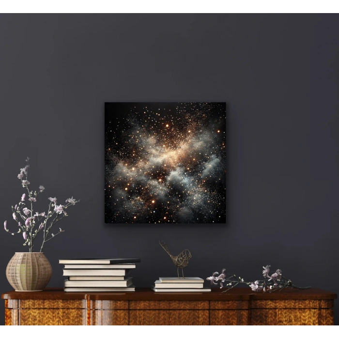 Uzay Boşluğu Kanvas Tablo 60x60cm