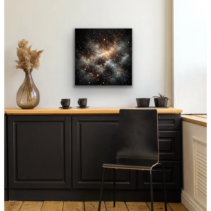 Uzay Boşluğu Kanvas Tablo 60x60cm