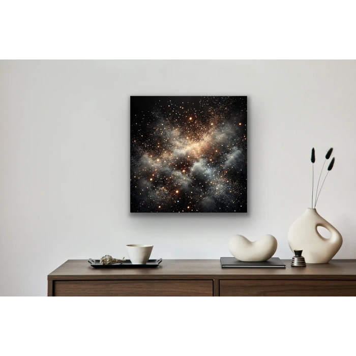 Uzay Boşluğu Kanvas Tablo 60x60cm