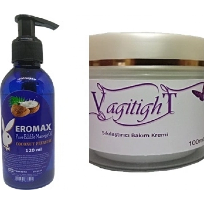 Vagitight Krem + Hindistan Cevizi Aromalı Masaj Jeli 2 Ürün Set