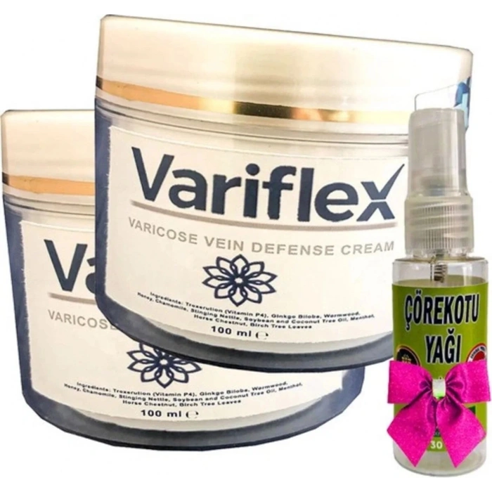 Variflex Krem 100 ml x 2 Adet + ve Çörek Otu Yağı 30 ml
