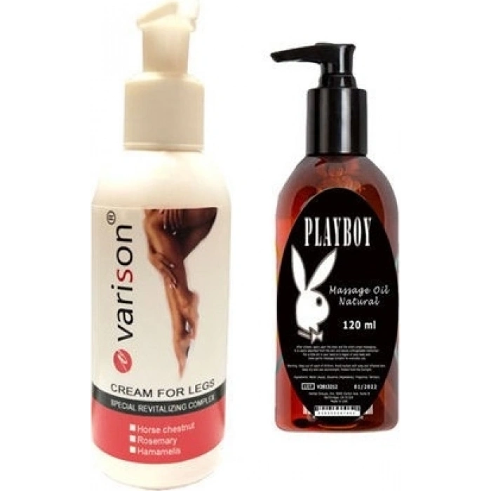 Varison Varicose Vein Defense Cream +Playboy Masaj Yağı