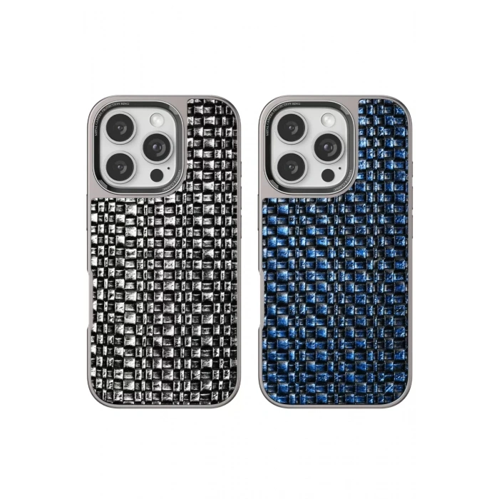 Venco Apple iPhone 16 Pro Max Uyumlu Brand Kapak - Gümüş