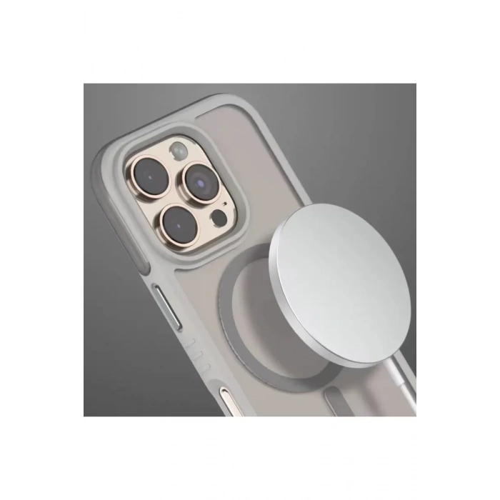 Venco Apple iPhone 16 Pro Max Uyumlu Orbit Magsafe Kapak - Siyah