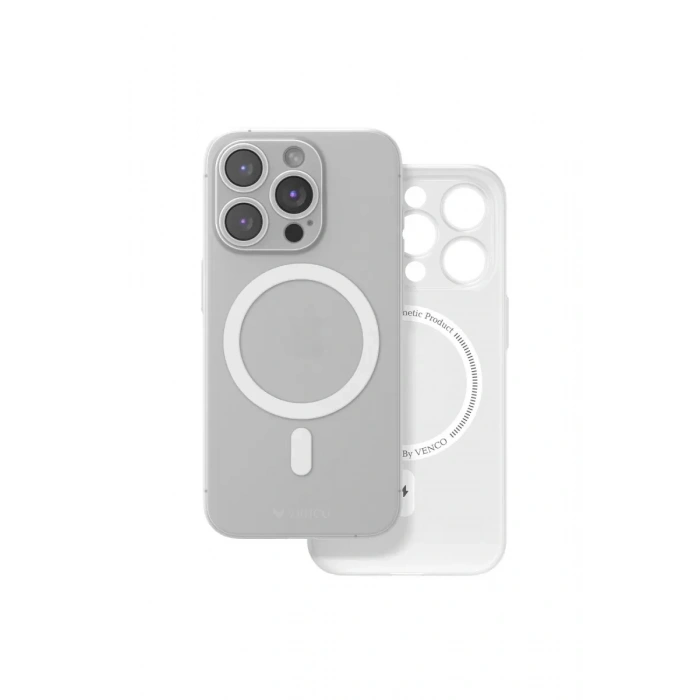 Venco Apple iPhone 16 Pro Max Uyumlu Sense Magsafe Kapak - Şeffaf