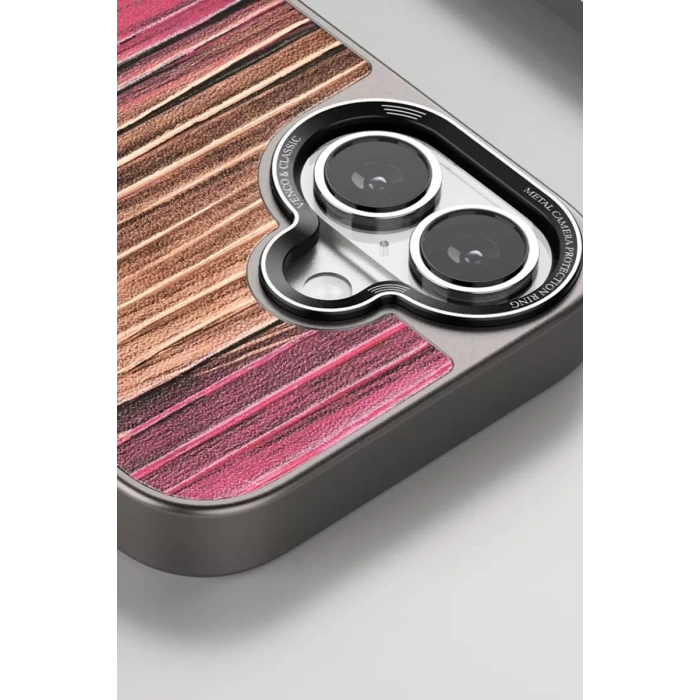 Venco Apple iPhone 16 Pro Max Uyumlu Wave Kapak - Derin Mor