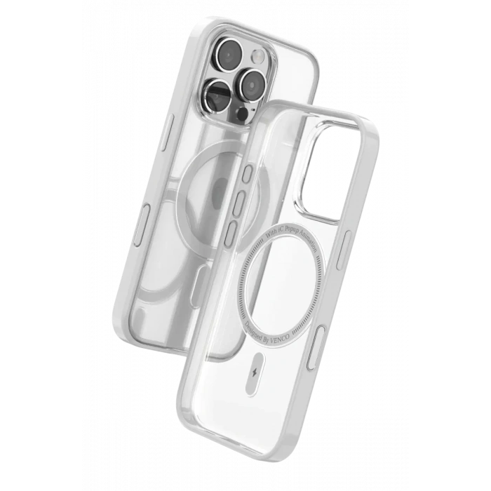 Venco Apple iPhone 16 Pro Uyumlu Joly Magsafe Kapak - Beyaz
