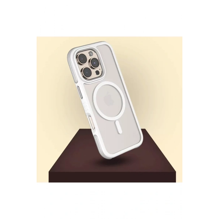 Venco Apple iPhone 16 Pro Uyumlu Orbit Magsafe Kapak - Siyah