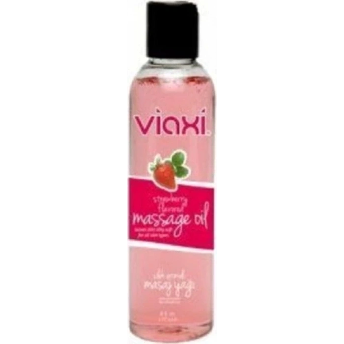 Viaxi Glide Viaxi  Viaxi Masaj Yağı Çilek Aromalı 177 ml