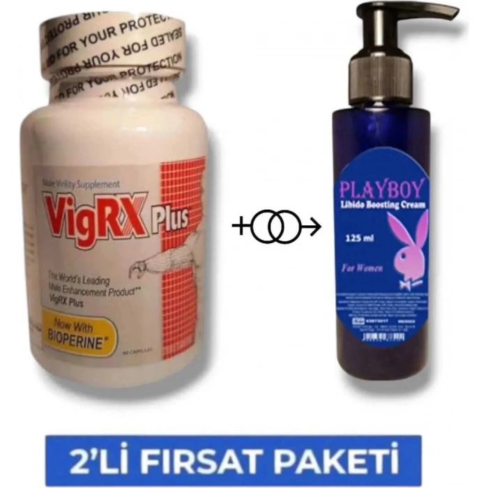 Vigrx Erkeklere Çok Özel 60lı Muzice Libi.do Arttrc Krem 125 ml