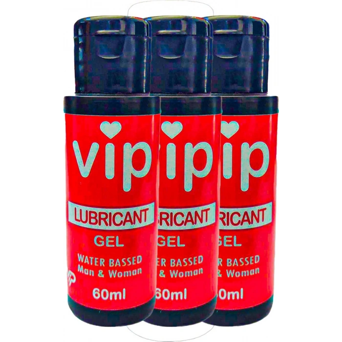VİP Lubrikant Jel Bay Bayan 60 ml x 3 adet