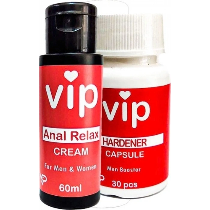 VIP Rubby Relax Krem + Erkeklere Özel Kapsül 30lu
