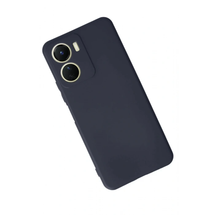 Vivo Y16 Uyumlu Kılıf First Silikon - Lacivert