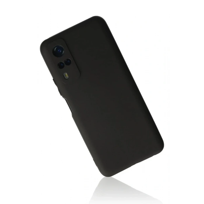 Vivo Y53S Uyumlu Kılıf First Silikon - Siyah