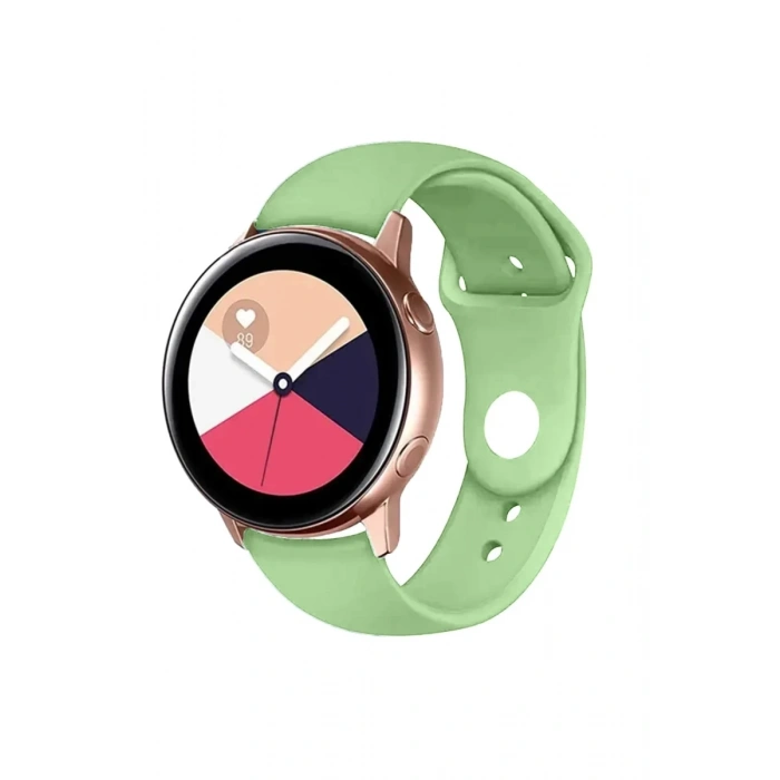 Watch 20mm Uyumlu Klasik Kordon - Açık Yeşil