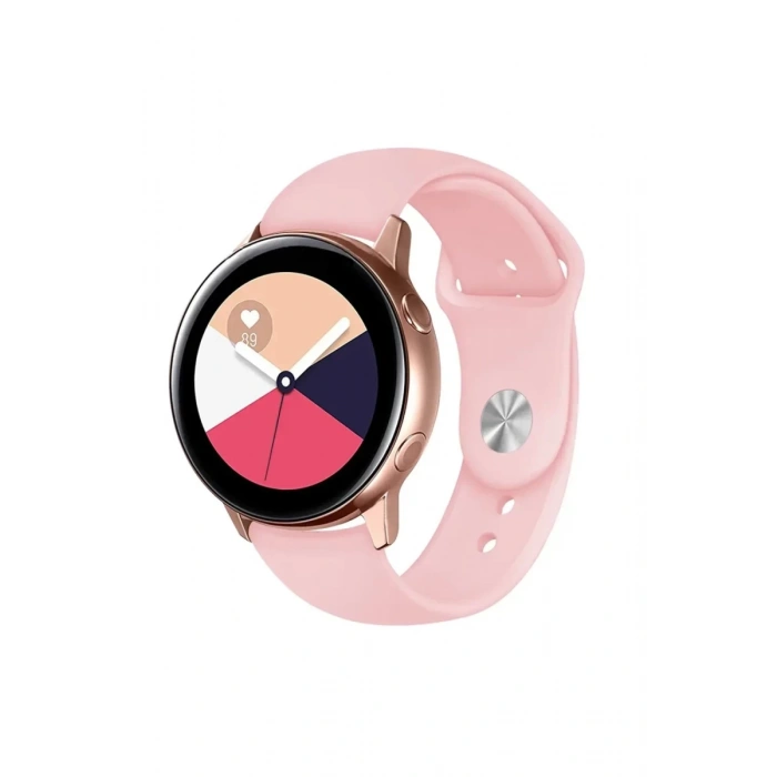 Watch 22mm Uyumlu Klasik Kordon - Pembe