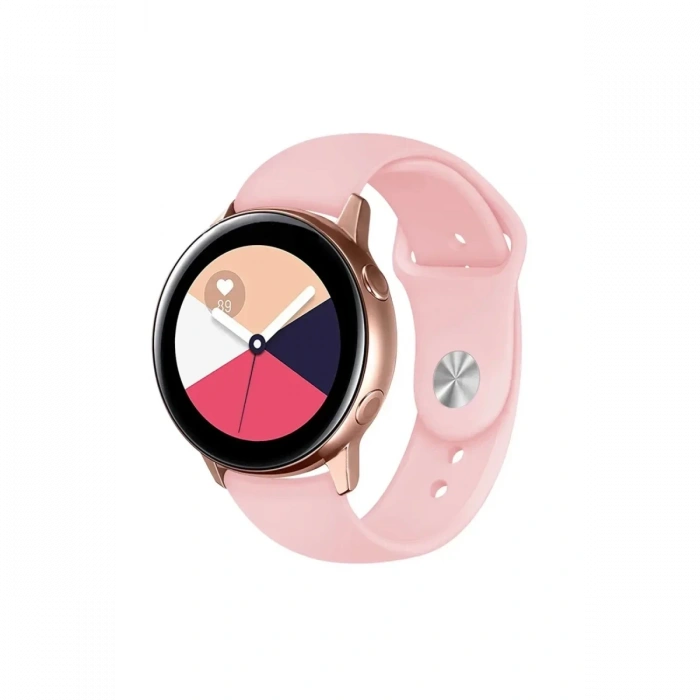 Watch 22mm Uyumlu Klasik Kordon - Pembe