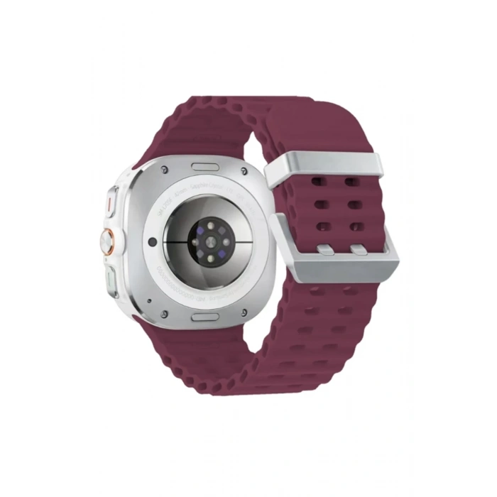 Watch 7 Ultra KR417 Rug Silikon Kordon - Mor