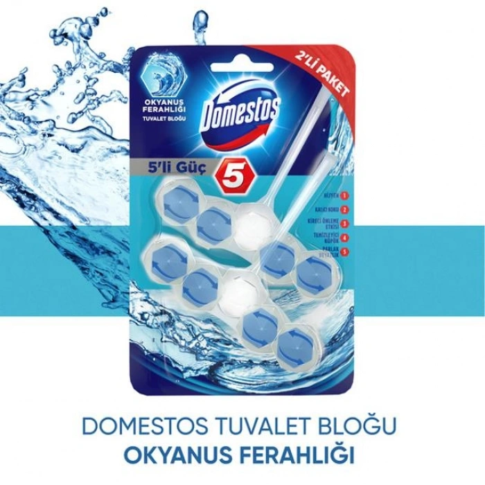 Wc Blok 5 Li Güç 100 GR Okyanus Ferahlığı