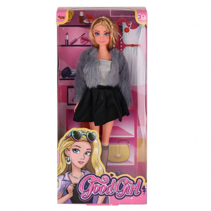 WG-115519-20 Kürk Ceketli Elbiseli Bebek 29 cm adet fiyatıdır  