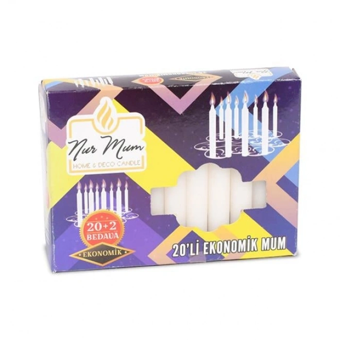 X-476 20+2 Ekonomik Mum 1 Adet