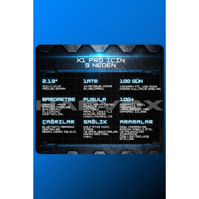 X1 Pro Akıllı Saat