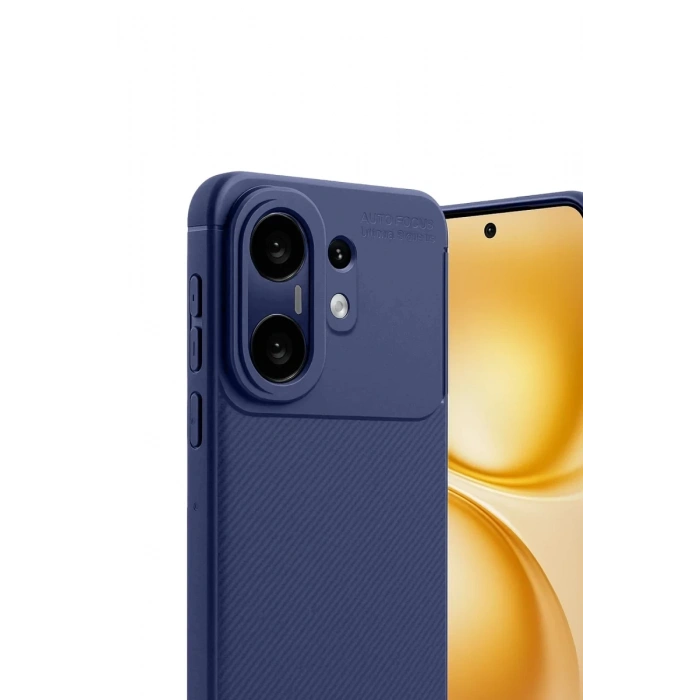 Vivo X200 FE Auto Focus Karbon Kapak - Lacivert