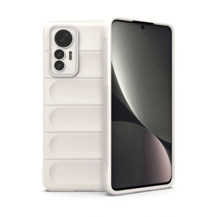 Xiaomi Mi 12 Lite Uyumlu Kılıf Optimum Silikon - Krem