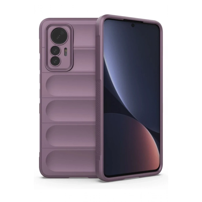 Xiaomi Mi 12 Lite Uyumlu Kılıf Optimum Silikon - Mor