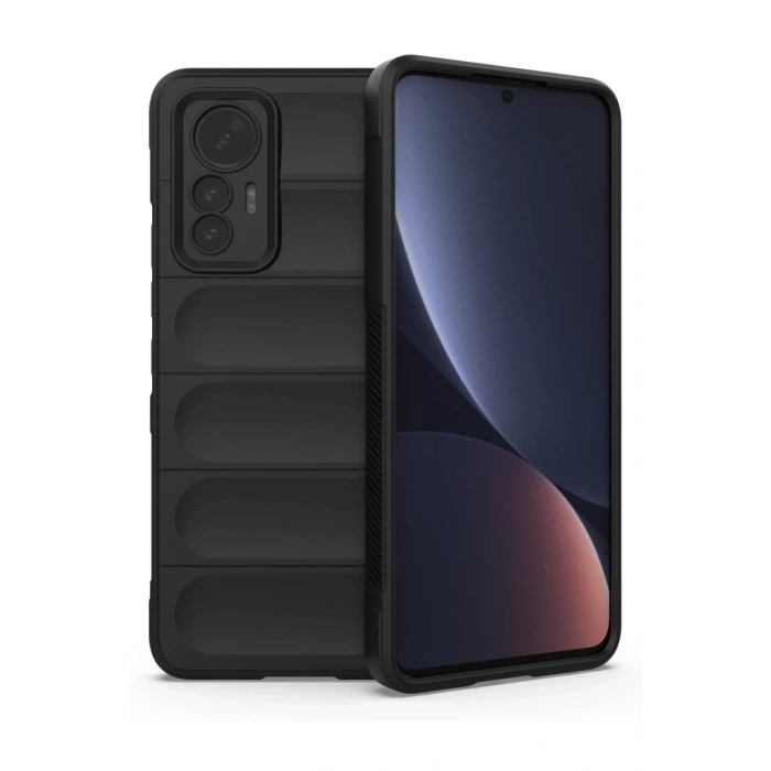 Xiaomi Mi 12 Lite Uyumlu Kılıf Optimum Silikon - Siyah
