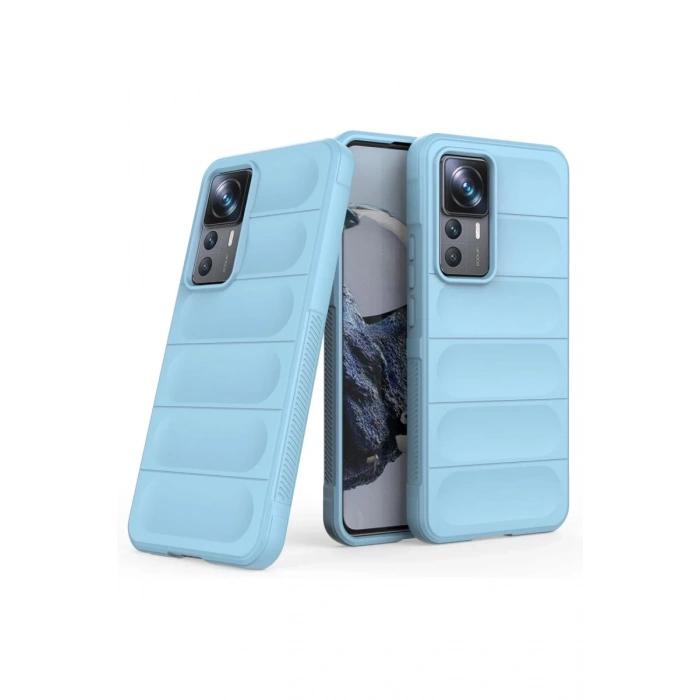 Xiaomi Mi 12T Pro Uyumlu Kılıf Optimum Silikon - Sky Blue