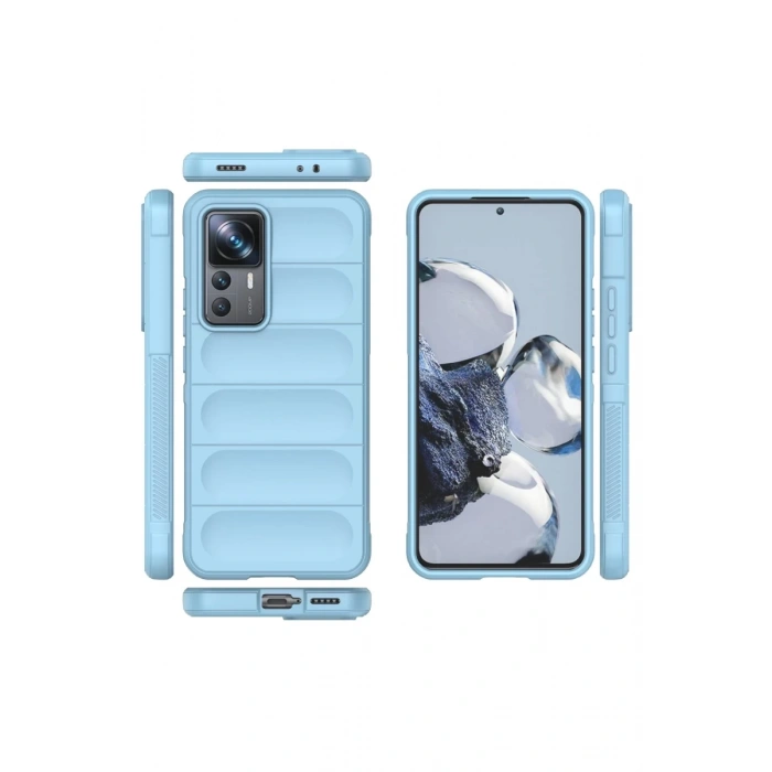 Xiaomi Mi 12T Pro Uyumlu Kılıf Optimum Silikon - Sky Blue