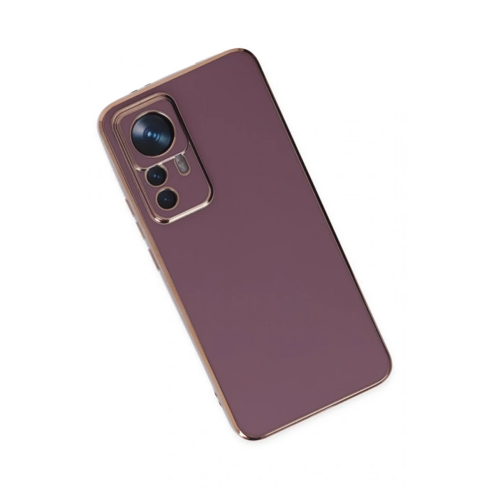 Xiaomi Mi 12T Pro Uyumlu Kılıf Volet Silikon - Mor
