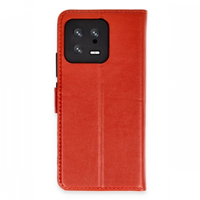 Xiaomi Mi 13 Trend S Plus Kapaklı Kılıf - Kırmızı