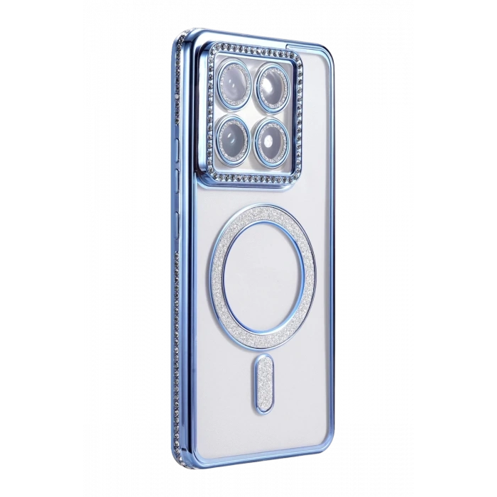 Xiaomi Mi 14T Pro Joke Simli Magneticsafe Kılıf - Mavi