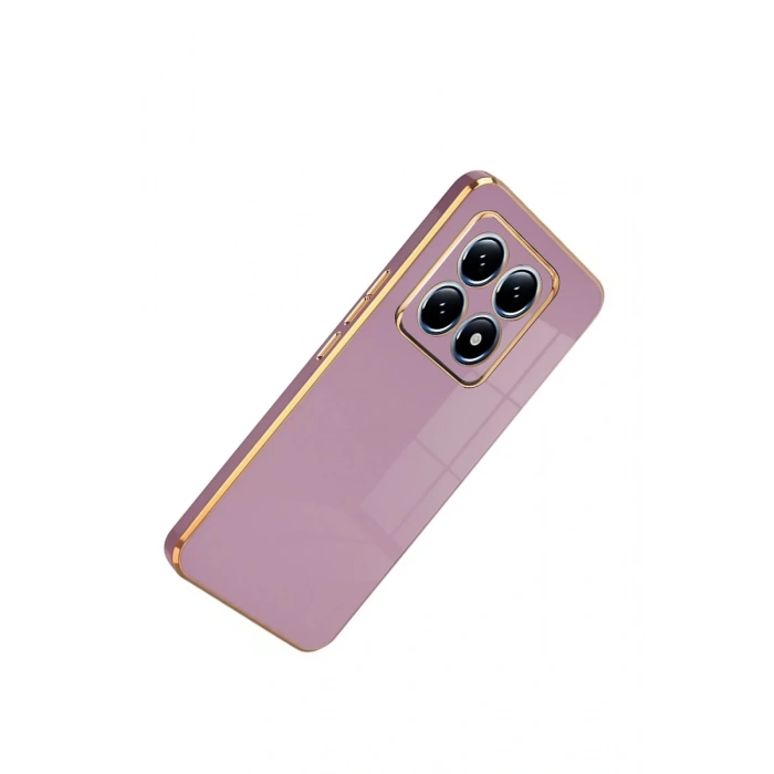 Xiaomi Mi 14T Pro Uyumlu Volet Silikon - Mor