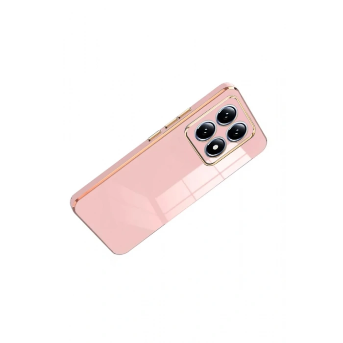 Xiaomi Mi 14T Pro Uyumlu Volet Silikon - Pembe