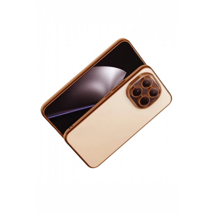 Xiaomi Mi 15 Uyumlu Lensli Silikon - Çöl Titanyum