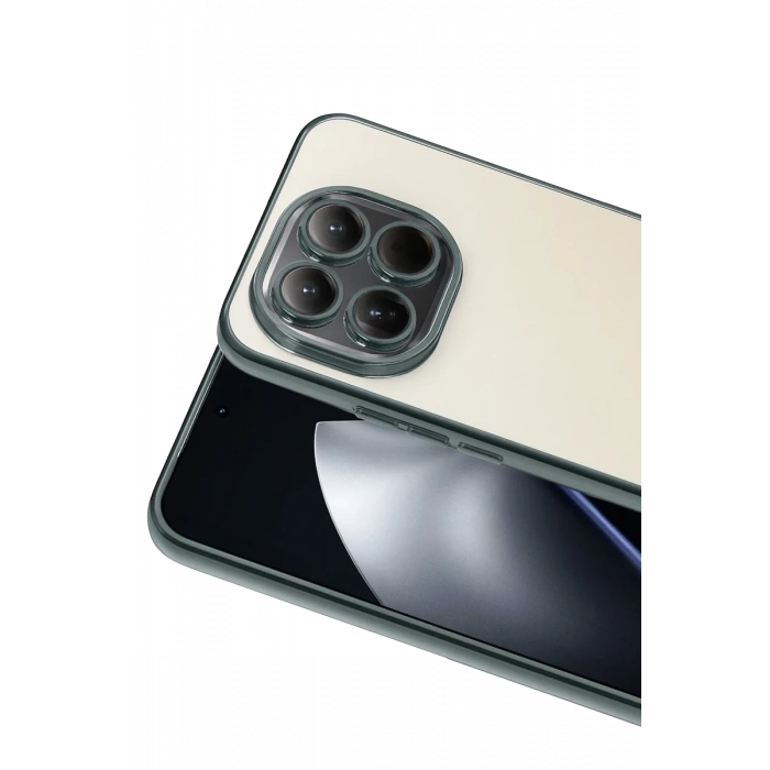 Xiaomi Mi 15 Uyumlu Lensli Silikon - Titan Gri