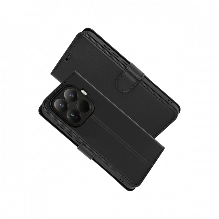 Xiaomi Mi 15T Pro Trend S Plus Kapaklı Kılıf - Siyah