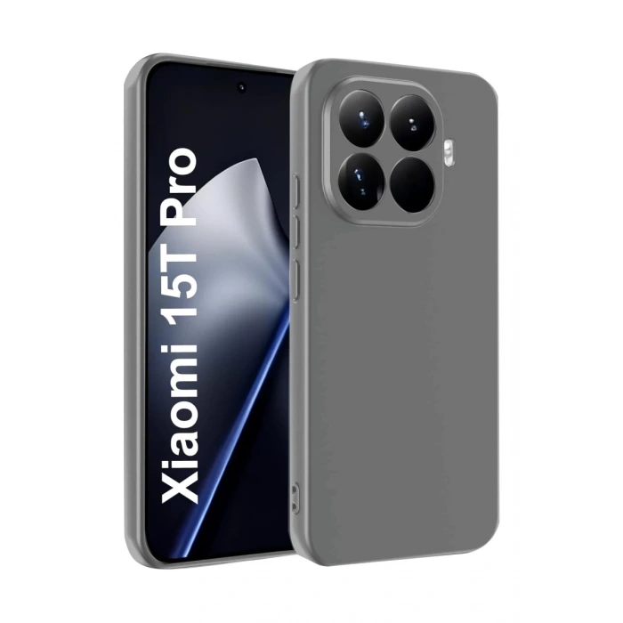 Xiaomi Mi 15T Pro Uyumlu First Silikon - Gri