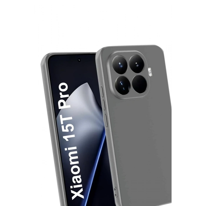 Xiaomi Mi 15T Pro Uyumlu First Silikon - Gri